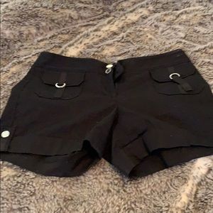 Whbm black size 8 shorts